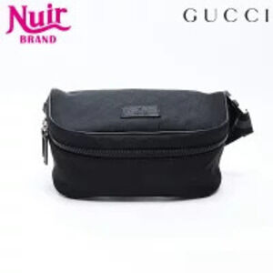 Gucci GG Canvas Waist Bag Black